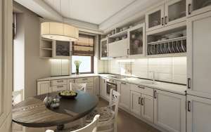 Kitchen molding to the cabinets